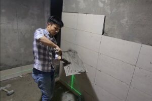 Kỹ thuật ốp gạch tường chuẩn, đảm bảo độ bền đẹp và thẩm mỹ cao nhất